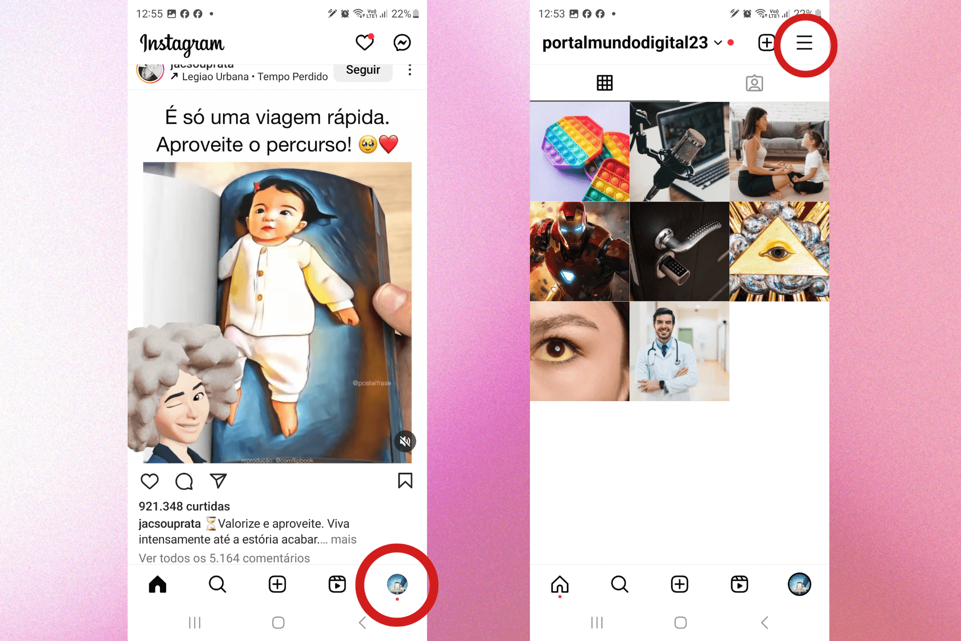 Como Desativar Conta do Instagram